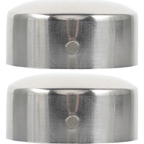 Set mit 2 Handlauf-Endkappen, dekorativen Rohrkappen, Handlaufschutzzubehör – 4,5 x 4,5 cm (1/2)