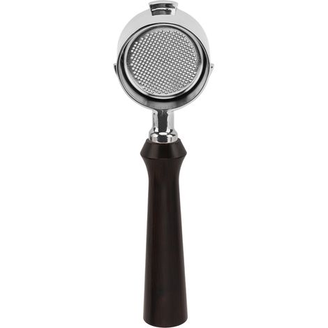 Porte-filtre à café sans fond 51 mm, 3 oreilles, monocouche, pour machine à café Delonghi F, couleur bois de santal (1/5)