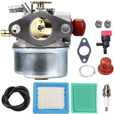 Kit Carburateur Référence 640025A Tecumseh, adapté moteurs OHH50 OHH55 OH60 OH65 5,5HP, pour tondeuses, nettoyeurs et machines à déneiger (1/5)