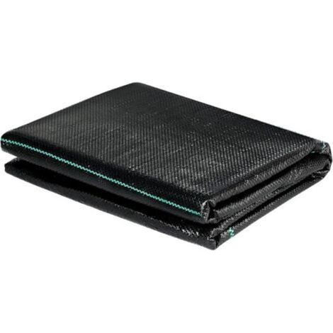 90 g/m², Mulchvlies, Geotextil, Unkrautvlies für den Garten, Schwarze Agrarmatte, Wurzelhemmer, Unkrautbekämpfung, Wasserdurchlässiges Gewebe