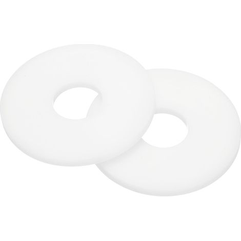 Lot De 20 Rondelles Plates En Nylon M16 x 16mm ID x 50mm OD Blanc (1/5)