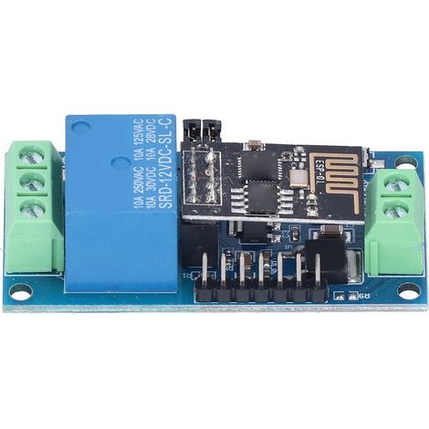 Module de relais 1 voie 2 modes de fonctionnement Modules de relais WiFi ESP-01 pour téléphone intelligent (1/4)