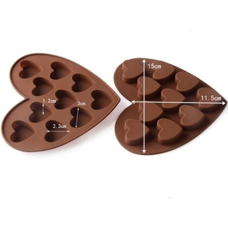 Moules à gâteau,Moule en Silicone pour Gâteau Pâtisserie Chocolat Bonbons Fondant Cuisson Gaufre Dessert Moule BRICOLAGE - Type A (1/4)