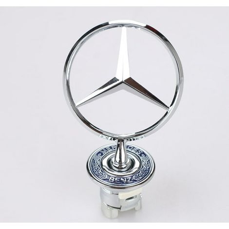 Applicable aux emblèmes et logos de capot Mercedes-Benz pour W124, W202, W203, W208 et W210 (44 mm) (1/5)