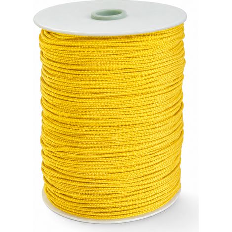 CORDINO PER TENDE E VENEZIANE- - ø mm.3x300mt. - giallo - 1 rotolo