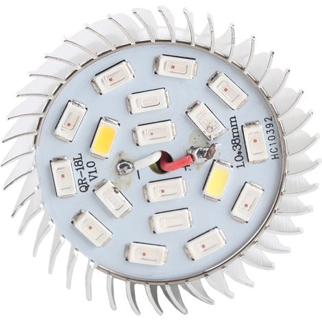 Ampoule E27 pour la croissance des plantes, ampoule à spectre complet, 18 LED, idéale pour la culture de plantes succulentes en pots. (1/5)