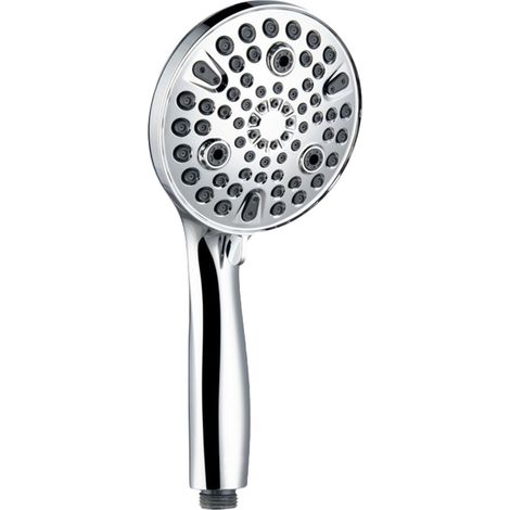 Shower Head - Handheld - 10 Spray Modes - Water Saving Function - For Home Gym Hotel Bathroom - 1 Unit (1/5)