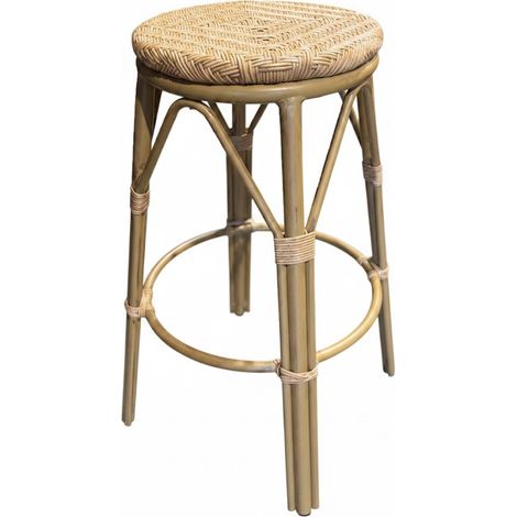 Tabouret NATUREA en style naturel pour extérieur