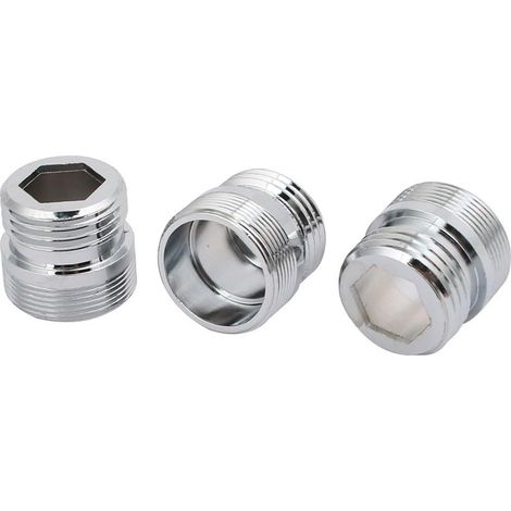 3 pièces M22 à 1 / 2BSP Adaptateur collecteur d'eau en argent pour filtre eau (1/3)