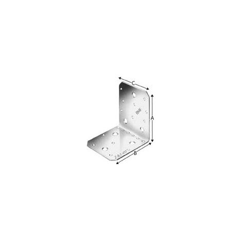 Conector angular AB105 de 105x105x90x3 mm