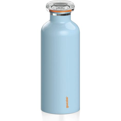 Guzzini - On The Go, ENERGY, Bottiglia Termica da Viaggio - Azzurro, Ø 7.3 x h21.2 cm  500 cc - 116700134 (1/5)