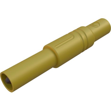 Hirschmann Test & Measurement LAS S G Sicherheits-Lamellenstecker Stecker, gerade Stift-Ø: 4 mm Gelb