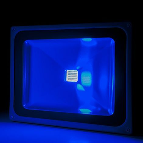 Foco Proyector LED 50W 4.250Lm IP65 Brico Azul 40.000H [BQFS29050B] (1/5)