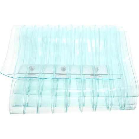 Kit de rideau à lanières pour porte de congélateur commercial pour garage et entrepôt (1/5)