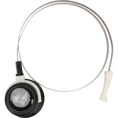 Loupe de réparation de montres, loupe pliante à fixation frontale avec anneau en acier inoxydable, grossissement 3x (1/5)