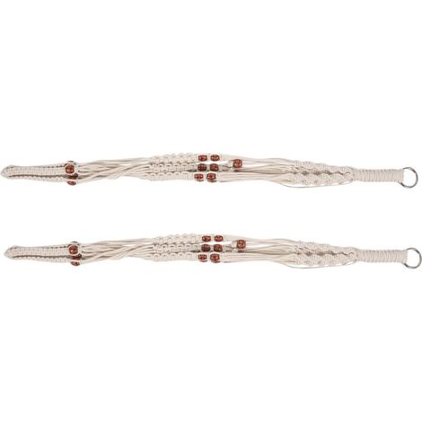 Pot suspendu en dentelle, support pour plantes, panier suspendu d'intérieur et d'extérieur, filet de jardin. (1/5)
