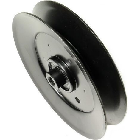Poulie pour moteur thermique 153mm – Hauteur 28mm – Alésage 9.5mm – Compatible tondeuses MTD et Oleo Mac (1/4)