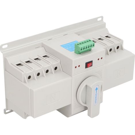 Commutateur de transfert automatique double puissance 400V, Mini 4P ATS CB Micro pour centre commercial domestique 63A (1/5)