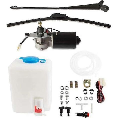 Essuie-glace de pare-brise d’Utv de moteur électrique 12v avec kit de pompe de lave-glace pour Utv - Rzr 570 800 900 1 Ty (1/5)