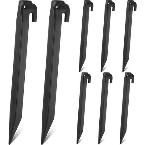 23 cm lange aufblasbare Kunststoffheringe Ersatzteile für aufblasbare Gartenfiguren Zubehör für Zeltheringe geeignet für Garten und (1/5)