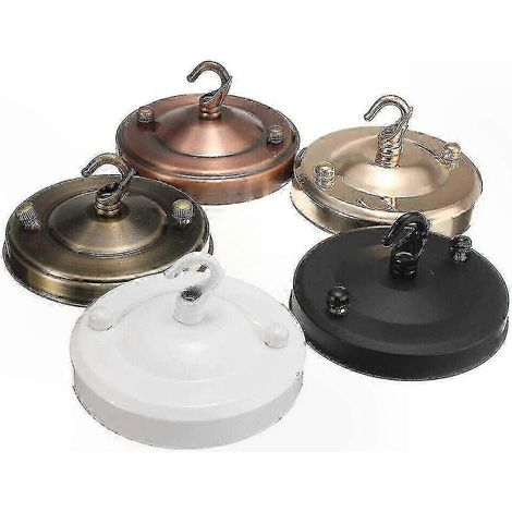 Rosace de plafond rétro pour lustre (lot de 2) (1/5)