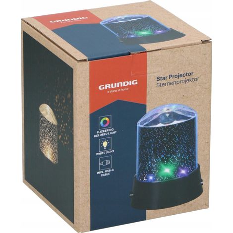 Lampe grundig star projector rotation 360 degrés couleurs multiples (1/3)