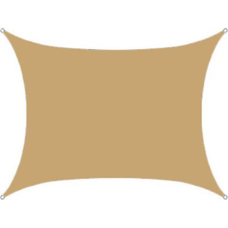 Voile d'ombrage - EINNENFFER - Rectangle 2x3m - Respirant - Résistant - Protection UV 96% (1/5)