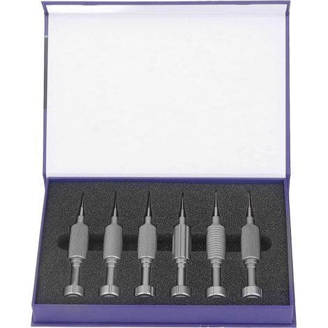 Set of 6 precision screwdrivers, screwdriver set for phones, magnetic screwdriver set for repairing glasses, phones and watches (1/5)