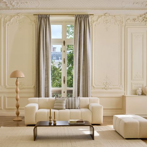 Rideau en Jacquard de rayures  FABBIO (1/4)