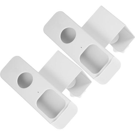 2pièces Support de Sonnette Vidéo sans Perçage pour Appartement Cache-Sonnette Antivol et Résistant aux Intempéries Fournitures pour Maison (1/5)