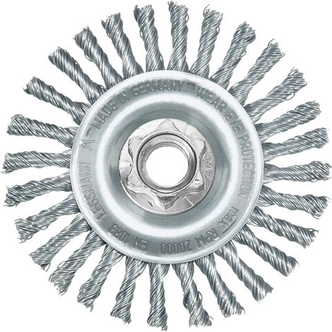 MILWAUKEE SZCZOTKA DRUCIANA TARCZOWA M14 125x6 STALOWA WIĄZANA 0.5-1szt.