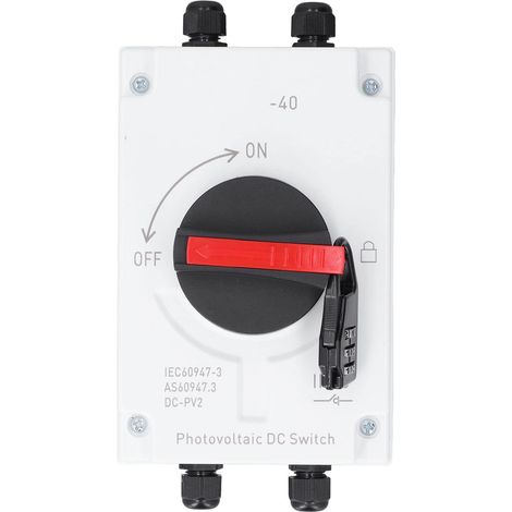 DC1000V 32A Solar-Kombinationsbox für Photovoltaik-DC-Schalter mit Solaranschluss für Solarenergiesysteme (1/5)