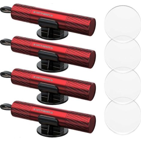 Marteau de sécurité et coupe-ceinture de sécurité pour voiture (lot de 4)-AquaForge (1/4)