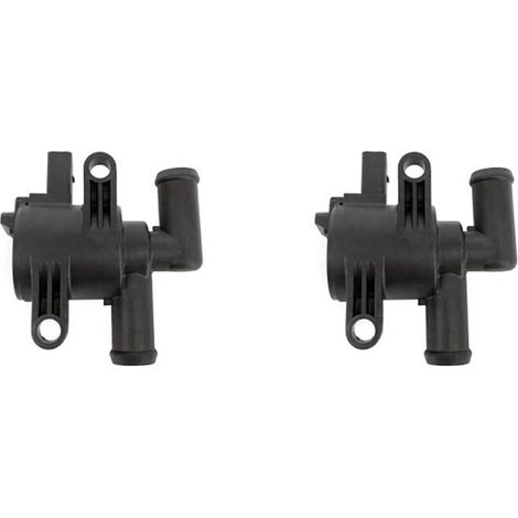 Dos válvulas de control de refrigerante de la bomba de agua auxiliar del refrigerante del motor para Audi A3, Q3, Q7, S3, S6 y TT.