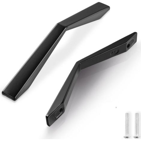 10pcs Poignee de Meuble Cuisine Entraxe 96mm Poignet de Porte Cuisine Noir Alliage D'aluminium Poignée Meuble pour Décoration Meubles Cuisine Avec Vis(22mm) (1/5)