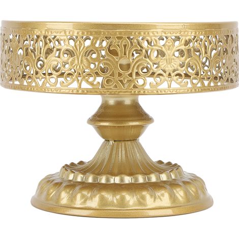 Présentoir à dessert en dentelle, présentoir à gâteaux rond pour fêtes, assemblage facile (1/4)