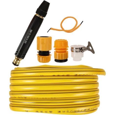 Ensemble de buses haute pression pour le lavage de voiture avec nettoyeur de tuyau portable (1 ensemble, couleurs assorties) (1/5)