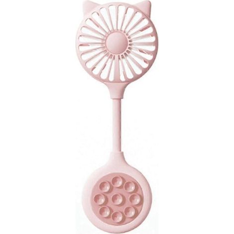 Petit ventilateur de bureau portable USB avec ventouse, idéal pour la maison et l'extérieur. Cadeau parfait. (1/5)