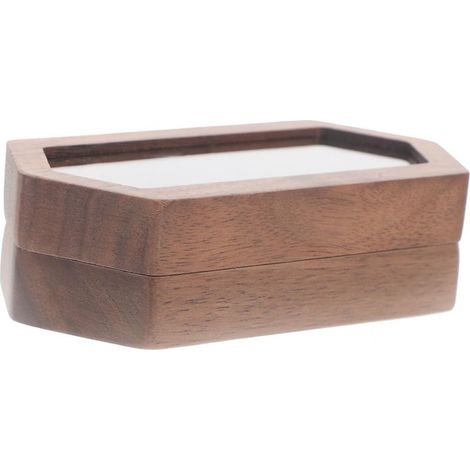Boîte à Fermeture Magnétique Coffret à Bijoux Compact Boîte à Fiançailles Portable pour Rangement et Protection – Modèle (1/4)