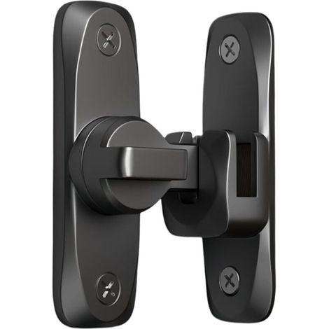 Drehriegel, 7,9 cm Drehzapfen, robust, Diebstahlsicherung, für Scheunentore, Gartentore, Schuppeneingänge, schwarz