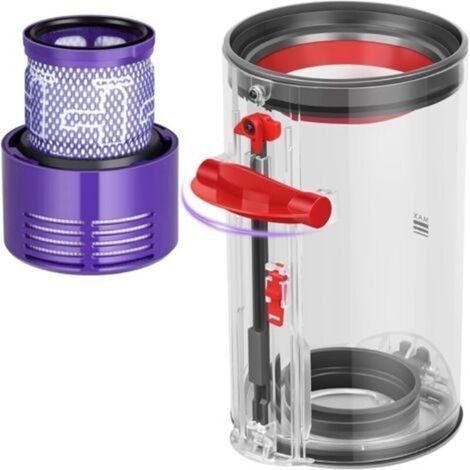 Poubelle Collecteur Réservoir pour Dyson V10 SV12 SV13 SV27 Filtre Bac à Poussière Cuve Pièces Détachées Accessoires Conteneur pour Dyson V10 Filtrante Rechange Accessoires Dust Bin (1/5)