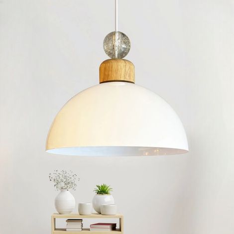 bamyum Yimpi Suspension Luminaire Vintage, Lustre Salon de 30 cm en Métal, Lampe E27 pour Chambre, Salle à Manger (1/4)