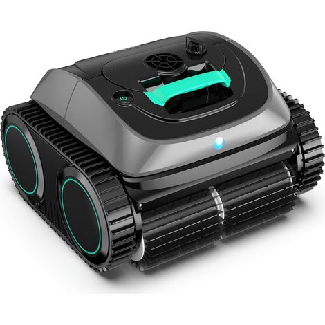C1-Plus Robot Piscine sans Fil pour Piscines Enterrées Hors Sol Nettoyeur 4-en-1 Paroi Ligne d'eau 160min 160m² Navigation Intelligente (1/5)