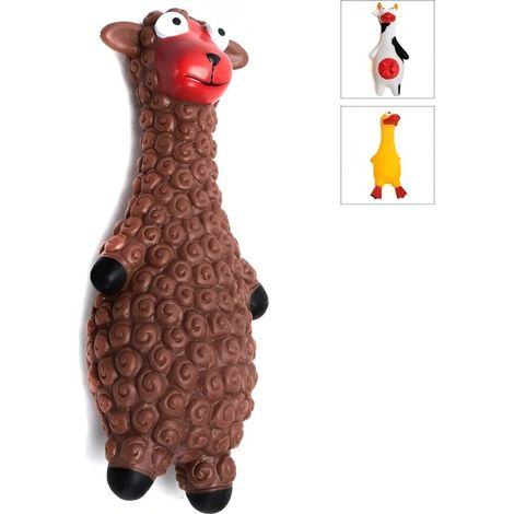 Jouets en latex pour chiens, animaux bruyants et résistants (mouton/vache/canard)