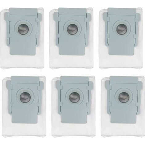 6 Sacs à Poussière de Rechange pour Aspirateurs Robots Roomba i3 i3+ i4+ i7 i7+ J7+ S9 S9+ avec Station d’Évacuation Automatique (1/5)