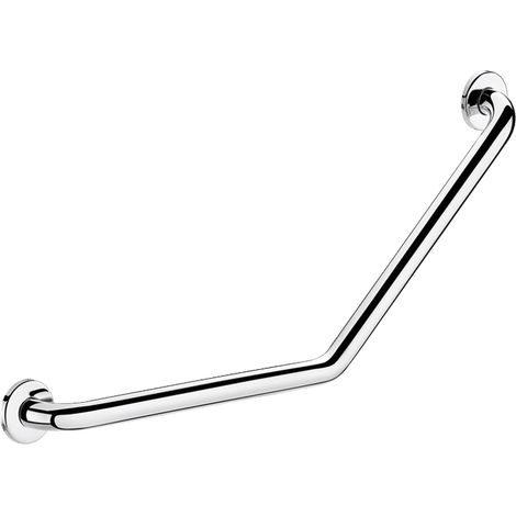 Delabie Winkelgriff 135Gr. D25 400x400mm,2Bef.P.,Edst. hgl.pol.