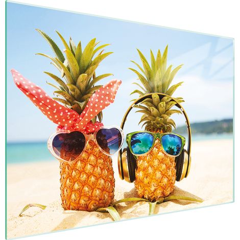 Glasschneidebrett 30x22 Ananas (1/5)