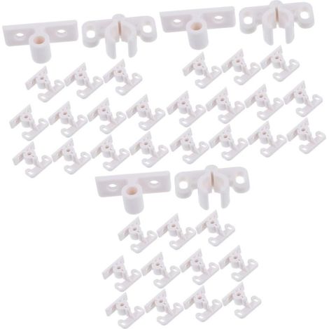 Uonlytech Lot de 3 loquets de porte d'armoire en plastique (1/5)