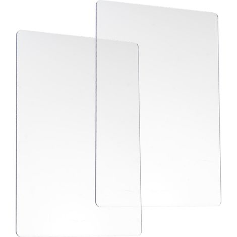 Plaques découpe polycarbonate 20x15 cm (2 pcs) pour machine gaufrer A5. Compatibles découpe/gaufrage. Idéales loisirs créatifs. (1/5)