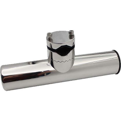 Angelrutenhalter aus Edelstahl für Boote, 360-Grad-Drehung, Relingmontage, verstellbar von 22 bis 32 mm (1 Stück). (1/5)